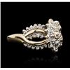 Image 2 : 14KT Yellow Gold 0.25ctw Diamond Ring