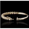 Image 3 : 14KT Yellow Gold 2.10ctw Diamond Bracelet