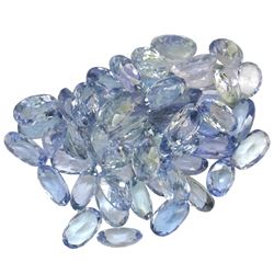 13.1ctw Oval Mixed Tanzanite Parcel