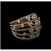 Image 2 : 14KT Rose Gold 1.00ctw Diamond Ring