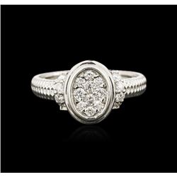 14KT White Gold 0.39ctw Diamond Ring