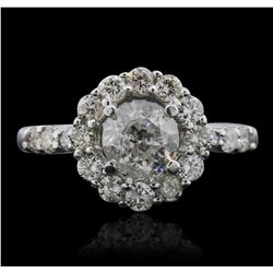 14KT White Gold 1.83ctw Diamond Ring