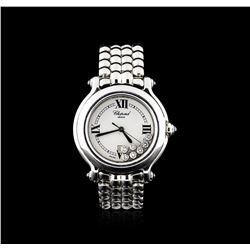 Chopard Stainless Steel Diamond Happy Sport Ladies Watch