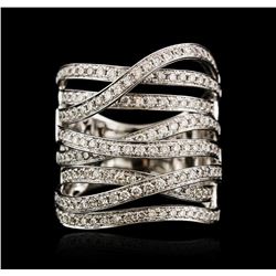 14KT White Gold 1.36ctw Diamond Ring