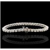 Image 2 : 14KT White Gold 3.24ctw Diamond Bracelet