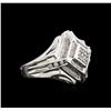 Image 2 : 1.00ctw Diamond Ring - 14KT White Gold