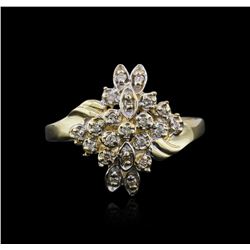 14KT Yellow Gold 0.25ctw Diamond Ring