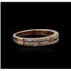 Image 2 : 14KT Rose Gold 0.25ctw Diamond Ring