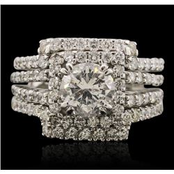 14KT White Gold 2.25ctw Diamond Ring