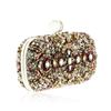Image 3 : Marchessa Multicolor Lily Embroidered Crystal Clutch
