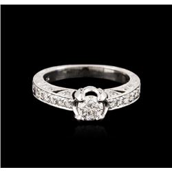 14KT White Gold 0.93ctw Diamond Ring