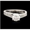 Image 1 : 18KT White Gold 1.45ctw Diamond Ring