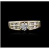 Image 1 : 14KT Yellow Gold 0.85ctw Diamond Ring