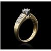 Image 3 : 14KT Yellow Gold 0.85ctw Diamond Ring