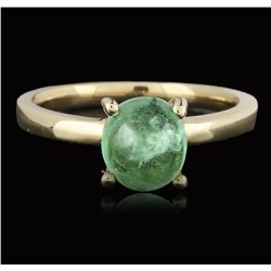 14KT Yellow Gold 2.36ct Emerald Ring