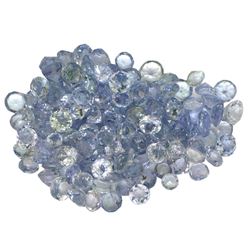 15.31ctw Round Mixed Tanzanite Parcel