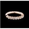 Image 2 : 14KT Rose Gold 1.03ctw Diamond Ring
