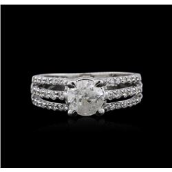 14KT White Gold 1.45ctw Diamond Ring