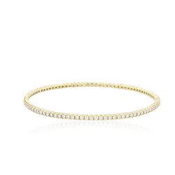 14KT Yellow Gold 2.70ctw Diamond Bangle Bracelet