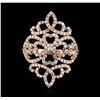 Image 1 : 14KT Rose Gold 1.00ctw Diamond Ring