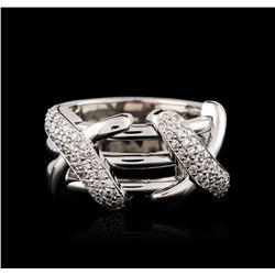 14KT White Gold 0.70ctw Diamond Ring