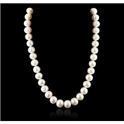 14KT White Gold Pearl Necklace