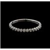 Image 1 : 0.10ctw Diamond Ring - 18KT White Gold