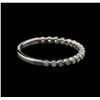 Image 2 : 0.10ctw Diamond Ring - 18KT White Gold