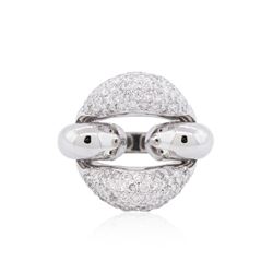 14KT White Gold 2.22ctw Diamond Ring