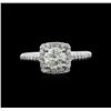 Image 1 : 1.10ctw Diamond Ring - 18KT White Gold