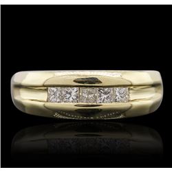 14KT Yellow Gold 0.75ctw Diamond Ring