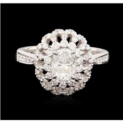 14KT White Gold 1.66ctw Diamond Ring