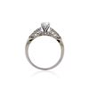 Image 3 : 14KT White Gold 0.55ctw Diamond Ring