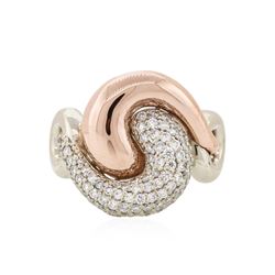 14KT Two-Tone Gold 0.39ctw Diamond Ring