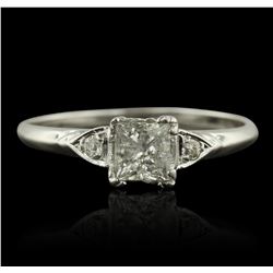 14KT White Gold 0.76ctw Diamond Ring