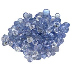 12.62ctw Round Mixed Tanzanite Parcel