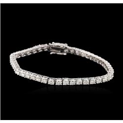 14KT White Gold 5.52ctw Diamond Tennis Bracelet