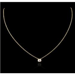 14KT Yellow Gold 0.29ct Diamond Necklace