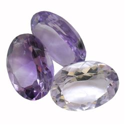 30.86ctw Oval Mixed Amethyst Parcel