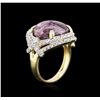 Image 3 : SILVER 18.52ct Star Ruby and White Sapphire Ring