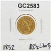 Image 1 : 1852 $2 1/2 Liberty Head Quarter Eagle Gold Coin