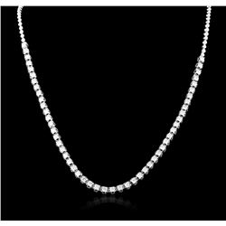 14KT White Gold 5.30ctw Diamond Necklace