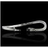 Image 3 : 14KT White Gold 1.05ctw Diamond Bangle