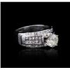 Image 4 : 14KT White Gold 1.51ct I-1/K Diamond Ring