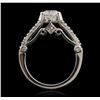 Image 3 : 14KT White Gold 1.57ctw Diamond Ring