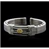 Image 1 : Sauro Stainless Steel Bangle Bracelet