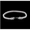 Image 3 : 18KT White Gold 11.66ctw Diamond Tennis Bracelet