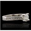 Image 2 : 14KT White Gold 1.56ctw Diamond Ring