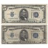 Image 1 : 1953 $5 Bill Currency Lot of 2