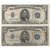 Image 1 : 1953 $5 Bill Currency Lot of 2